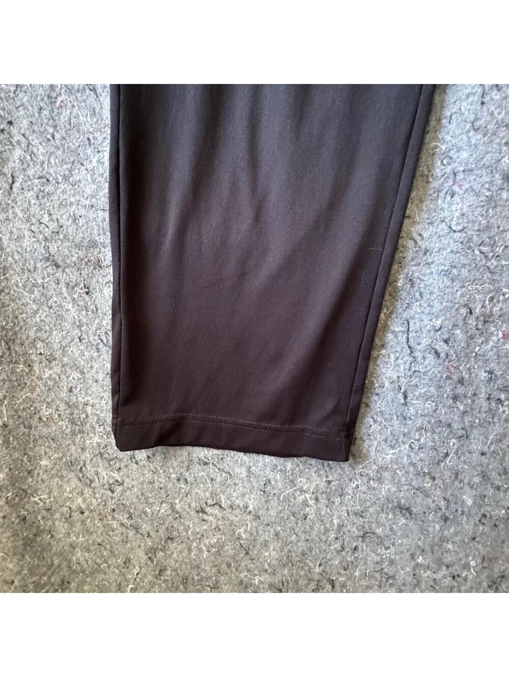Hanes XL Black Pajama Pants Drawstring Button Fly Pockets 93/7 Poly Spandex NWOT